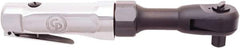 Chicago Pneumatic - 1/2" Drive, 150 RPM, 50 Ft/Lb Torque Ratchet Wrench - Inline Handle, 3.7 CFM, 90 psi, 1/4" NPT Inlet - Apex Tool & Supply