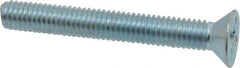 Value Collection - #10-32 UNF, 1-1/2" OAL Phillips Drive Machine Screw - Flat Head, Grade 2 Steel, Zinc-Plated Finish, Without Washer - Apex Tool & Supply
