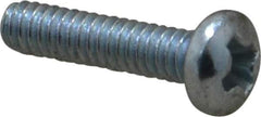 Value Collection - #2-56 UNC, 3/8" Length Under Head Phillips Drive Machine Screw - Pan Head, Grade J82 Steel, Zinc-Plated Finish, Without Washer - Apex Tool & Supply