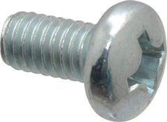Value Collection - 5/16-18 UNC, 5/8" Length Under Head Phillips Drive Machine Screw - Pan Head, Grade 2 Steel, Zinc-Plated Finish, Without Washer - Apex Tool & Supply