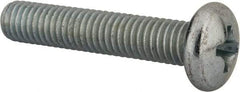 Value Collection - 3/8-16 UNC, 2" Length Under Head Phillips Drive Machine Screw - Pan Head, Grade 2 Steel, Zinc-Plated Finish, Without Washer - Apex Tool & Supply
