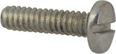 Value Collection - #4-40 UNC, 7/16" Length Under Head Slotted Drive Machine Screw - Binding Head, Grade J82 Steel, Zinc-Plated Finish, Without Washer - Apex Tool & Supply