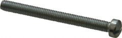 Value Collection - #10-32 UNF, 2" Length Under Head Slotted Drive Machine Screw - Fillister Head, Grade J82 Steel, Zinc-Plated Finish, Without Washer - Apex Tool & Supply