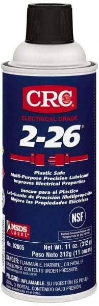 CRC - 6 oz Aerosol Nondrying Film Penetrant/Lubricant - Amber, 250°F Max, Food Grade - Apex Tool & Supply