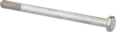 Made in USA - 5/16-24 UNF, 4-1/2" Length Under Head Hex Head Cap Screw - Partially Threaded, Grade 5 Steel, Zinc-Plated Finish, 7/16" Hex - Apex Tool & Supply