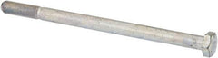 Made in USA - 5/16-24 UNF, 5" Length Under Head Hex Head Cap Screw - Partially Threaded, Grade 5 Steel, Zinc-Plated Finish, 7/16" Hex - Apex Tool & Supply