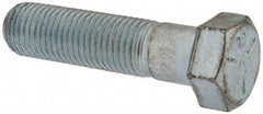 Made in USA - 7/16-20 UNF, 1-3/4" Length Under Head Hex Head Cap Screw - Partially Threaded, Grade 5 Steel, Zinc-Plated Finish, 5/8" Hex - Apex Tool & Supply