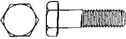 Value Collection - M36x4.00mm Metric Coarse, 120mm Length Under Head Hex Head Cap Screw - Fully Threaded, Grade 316 & Austenitic A4 Stainless Steel, Uncoated, 55mm Hex - Apex Tool & Supply
