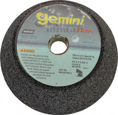 Norton - 4" Diam, 2" Overall Thickness, 16 Grit, Type 11 Tool & Cutter Grinding Wheel - Very Coarse Grade, Aluminum Oxide, Q Hardness, 9,070 RPM - Apex Tool & Supply