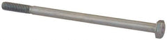 Value Collection - 1/4-20 UNC, 4-1/2" Length Under Head Hex Head Cap Screw - Partially Threaded, Grade 2 Steel, Zinc-Plated Finish, 7/16" Hex - Apex Tool & Supply