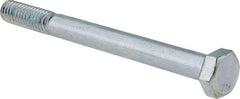 Value Collection - 5/16-18 UNC, 3-1/2" Length Under Head Hex Head Cap Screw - Partially Threaded, Grade 2 Steel, Zinc-Plated Finish, 1/2" Hex - Apex Tool & Supply