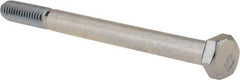 Value Collection - 5/16-18 UNC, 4" Length Under Head Hex Head Cap Screw - Partially Threaded, Grade 2 Steel, Zinc-Plated Finish, 1/2" Hex - Apex Tool & Supply