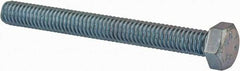 Value Collection - 5/16-18 UNC, 3" Length Under Head Hex Head Cap Screw - Fully Threaded, Grade 2 Steel, Zinc-Plated Finish, 1/2" Hex - Apex Tool & Supply