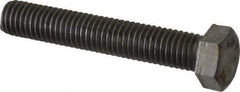 Value Collection - 1/2-13 UNC, 3" Length Under Head Hex Head Cap Screw - Fully Threaded, Grade 2 Steel, Zinc-Plated Finish, 3/4" Hex - Apex Tool & Supply