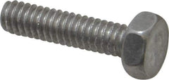 Value Collection - 1/4-20 UNC, 1" Length Under Head Hex Head Cap Screw - Grade 2024T4 Aluminum, 7/16" Hex - Apex Tool & Supply