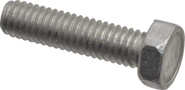 Value Collection - 5/16-18 UNC, 1-1/4" Length Under Head Hex Head Cap Screw - Grade 2024T4 Aluminum, 1/2" Hex - Apex Tool & Supply