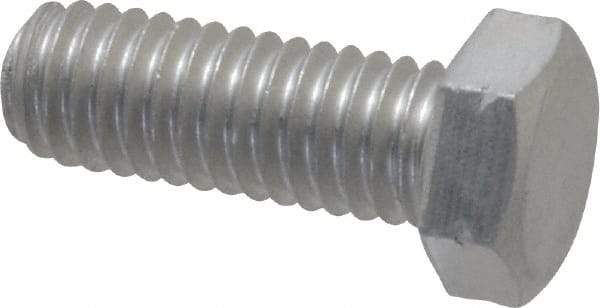 Value Collection - 3/8-16 UNC, 1" Length Under Head Hex Head Cap Screw - Grade 2024T4 Aluminum, 9/16" Hex - Apex Tool & Supply
