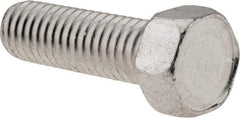 Value Collection - 3/8-16 UNC, 1-1/4" Length Under Head Hex Head Cap Screw - Grade 2024T4 Aluminum, 9/16" Hex - Apex Tool & Supply