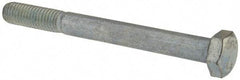 Value Collection - M8x1.25mm Metric Coarse, 80mm Length Under Head Hex Head Cap Screw - Partially Threaded, Grade 8.8 Steel, Zinc-Plated Finish, 13mm Hex - Apex Tool & Supply