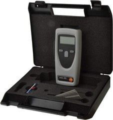 Value Collection - Accurate up to 0.02%, 1 RPM Resolution, Noncontact Tachometer - 1 to 99,999 RPM Measurement - Apex Tool & Supply