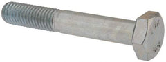 Value Collection - M10x1.50mm Metric Coarse, 65mm Length Under Head Hex Head Cap Screw - Partially Threaded, Grade 8.8 Steel, Zinc-Plated Finish, 17mm Hex - Apex Tool & Supply