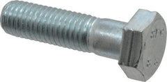 Value Collection - M12x1.75mm Metric Coarse, 45mm Length Under Head Hex Head Cap Screw - Partially Threaded, Grade 8.8 Steel, Zinc-Plated Finish, 19mm Hex - Apex Tool & Supply