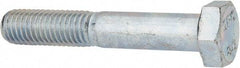 Value Collection - M12x1.75mm Metric Coarse, 70mm Length Under Head Hex Head Cap Screw - Partially Threaded, Grade 8.8 Steel, Zinc-Plated Finish, 19mm Hex - Apex Tool & Supply