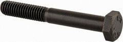 Value Collection - M6x1.00mm Metric Coarse, 45mm Length Under Head Hex Head Cap Screw - Partially Threaded, Grade 10.9 Steel, Black Oxide Finish, 10mm Hex - Apex Tool & Supply