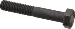 Value Collection - M8x1.25mm Metric Coarse, 50mm Length Under Head Hex Head Cap Screw - Partially Threaded, Grade 10.9 Steel, Black Oxide Finish, 13mm Hex - Apex Tool & Supply