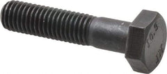 Value Collection - M10x1.50mm Metric Coarse, 45mm Length Under Head Hex Head Cap Screw - Partially Threaded, Grade 10.9 Steel, Black Oxide Finish, 17mm Hex - Apex Tool & Supply