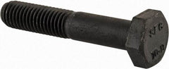 Value Collection - M10x1.50mm Metric Coarse, 55mm Length Under Head Hex Head Cap Screw - Partially Threaded, Grade 10.9 Steel, Uncoated, 17mm Hex - Apex Tool & Supply