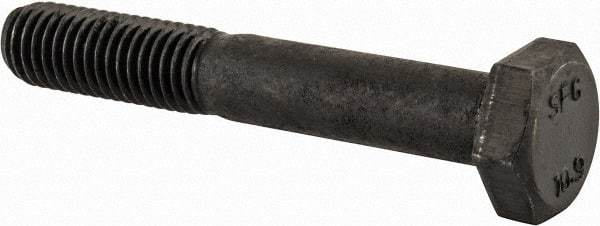 Value Collection - M10x1.50mm Metric Coarse, 65mm Length Under Head Hex Head Cap Screw - Partially Threaded, Grade 10.9 Steel, Uncoated, 17mm Hex - Apex Tool & Supply