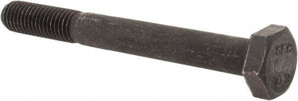 Value Collection - M10x1.50mm Metric Coarse, 90mm Length Under Head Hex Head Cap Screw - Partially Threaded, Grade 10.9 Steel, Uncoated, 17mm Hex - Apex Tool & Supply