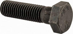 Value Collection - M12x1.75mm Metric Coarse, 45mm Length Under Head Hex Head Cap Screw - Partially Threaded, Grade 10.9 Steel, Black Oxide Finish, 19mm Hex - Apex Tool & Supply