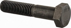 Value Collection - M12x1.75mm Metric Coarse, 60mm Length Under Head Hex Head Cap Screw - Partially Threaded, Grade 10.9 Steel, Black Oxide Finish, 19mm Hex - Apex Tool & Supply
