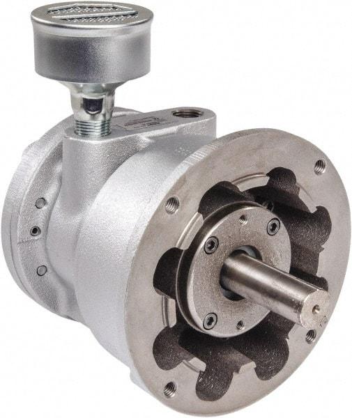 Gast - 5-1/4 hp Reversible Flange Air Actuated Motor - 0:00 Gear Ratio, 2,500 Max RPM, 2.13" Shaft Length, 7/8" Shaft Diam - Apex Tool & Supply