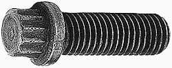 Value Collection - 5/16-18 UNC, 1-3/4" Length Under Head, 12 Point Drive Flange Bolt - 7/8" Thread Length, 170M PSI Alloy Steel, Smooth Flange, Uncoated - Apex Tool & Supply