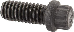 Value Collection - 5/16-18 UNC, 3/4" Length Under Head, 12 Point Drive Flange Bolt - 3/4" Thread Length, 170M PSI Alloy Steel, Smooth Flange, Uncoated - Apex Tool & Supply