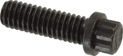 Value Collection - 5/16-18 UNC, 1" Length Under Head, 12 Point Drive Flange Bolt - 1" Thread Length, 170M PSI Alloy Steel, Smooth Flange, Uncoated - Apex Tool & Supply