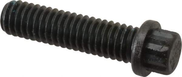 Value Collection - 5/16-18 UNC, 1-1/4" Length Under Head, 12 Point Drive Flange Bolt - 1-1/4" Thread Length, 170M PSI Alloy Steel, Smooth Flange, Uncoated - Apex Tool & Supply