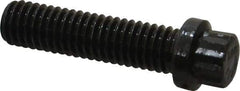Value Collection - 3/8-16 UNC, 1-1/2" Length Under Head, 12 Point Drive Flange Bolt - 1-1/2" Thread Length, 170M PSI Alloy Steel, Smooth Flange, Uncoated - Apex Tool & Supply