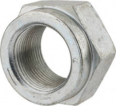 Value Collection - 1-3/8 - 12 UNF Grade C Hex Lock Nut with Distorted Thread - 2-1/16" Width Across Flats, 1-13/64" High, Cadmium Clear-Plated Finish - Apex Tool & Supply