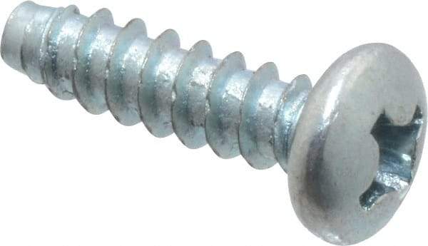 Value Collection - #6 Pan Head Phillips Sheet Metal Screw - Steel, 1/2" Length Under Head, Grade 2 - Apex Tool & Supply