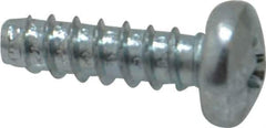 Value Collection - #8 Pan Head Phillips Sheet Metal Screw - Steel, 1/2" Length Under Head, Grade 2 - Apex Tool & Supply