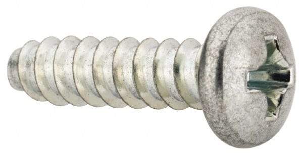 Value Collection - #8 Pan Head Phillips Sheet Metal Screw - Steel, 5/8" Length Under Head, Grade 2 - Apex Tool & Supply
