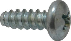 Value Collection - #10 Pan Head Phillips Sheet Metal Screw - Steel, 1/2" Length Under Head, Grade 2 - Apex Tool & Supply