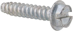 Value Collection - #8 Hex Washer Head Slotted Sheet Metal Screw - Steel, 3/4" Length Under Head, Grade 2 - Apex Tool & Supply