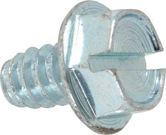 Value Collection - 5/16" Hex Washer Head Slotted Sheet Metal Screw - Steel, 1/2" Length Under Head, Grade 2 - Apex Tool & Supply