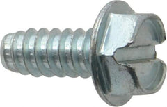 Value Collection - 5/16" Hex Washer Head Slotted Sheet Metal Screw - Steel, 3/4" Length Under Head, Grade 2 - Apex Tool & Supply