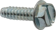 Value Collection - 5/16" Hex Washer Head Slotted Sheet Metal Screw - Steel, 1" Length Under Head, Grade 2 - Apex Tool & Supply